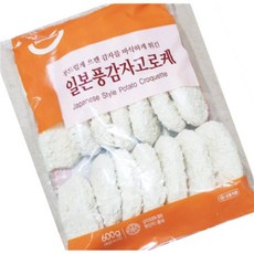 식당용 냉동 튀김 감자고로케(30g x20개 600g) 분식집, 600g, 1개