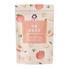 蜜思朵冰糖蜜桃果茶 獨立小包裝 15入 清新甜蜜滋味 方便沖泡 全素, 15個裝, 17g, 1袋