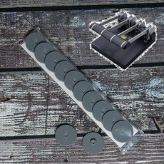 받침대 패드 거치대 지지대 No.124N용 원형판 CARL 2공펀치 스탠드 42244pc 1(EA)