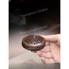 순자동/적동 프리미엄 미니 향로 - 휴대용 순구리 인센스 홀더 여행용 자도구, 4