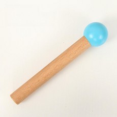 우드 타공판 악세사리 목재 원목 봉 후크 부품 꽂이 18mm 총알 6개 1칸, 1개, 스카이블루 장작 막대 2개