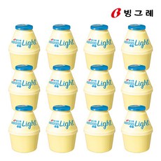 빙그레 바나나맛우유 Light 240ml 12개