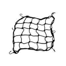 JHD PICK 안전 그물망 바이크 자전거 오토바이 스쿠터 자전거 배달 택배 레저 캠핑 네트망, 1개, 블랙 (Black)