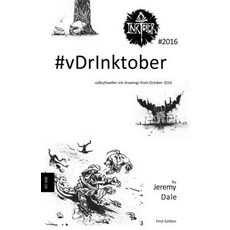 (영문도서) vDrInktober 2016: 31 tenuously connected ink drawings from October 2016 Paperback, Independently Published, English, 9798878184038