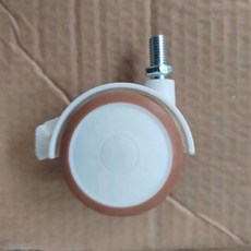 無品牌 嬰兒床萬嚮輪子配件 移動底座靜音腳輪 童床配件, 1個, 8mm螺絲型,1衹