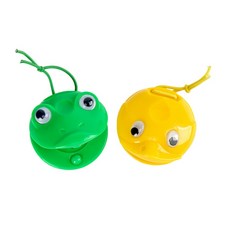 어린이집 귀여운 동물 캐스터네츠 2종세트 어린이악기 유치원 EQ, 1개