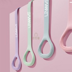 은빈몰 스트레칭밴드 헬스밴드 스트레칭운동밴드, 파스텔 실리콘스트레칭밴드(핑크)
