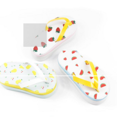 슬리퍼 과일 학용품 학습준비물 필통 신학기 67C9, 딸기, 1개