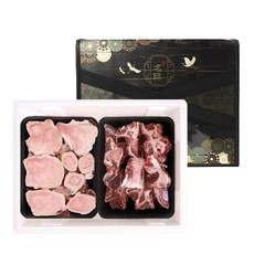 한우 사골2kg + 잡뼈2kg 총 4kg, 1박스