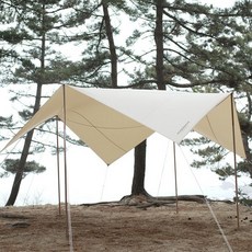 캠핑 벨 텐트 렉타 타프 베이지 150D 다용도천막 다용도타프 네모천막 사각타프 천막, 1개, M사이즈