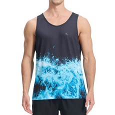 KPSUN 남성용 퀵 드라이 스포츠 탱크 탑 운동 체육관 보디빌딩 피트니스 민소매 셔츠 해변 러닝 운동용