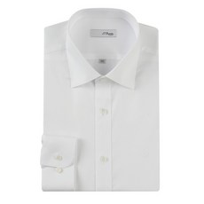 [백화점 정품] 에스티듀퐁 25SS 하이퀄리티의140수 트윌 소재 슬림핏 셔츠SE5SM21LS301SWH-GB