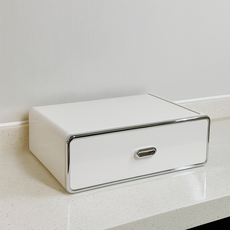 라이프윙 틈새 슬라이딩 수납함 식탁정리함 2단, 아이보리 서랍장 단일, 1개