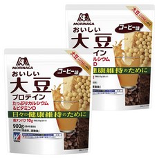森永美味大豆蛋白 咖啡口味 900g（約45份） 維德大豆蛋白 營養功能食品 鈣D 高蛋白E 常規混合 強化蛋白質功能 呵護日常健康, 2個, 900g