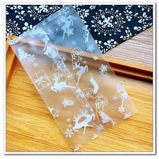 雪花麋鹿點心包裝袋，7*12 / 11.5*15cm，約100入, 詳見包裝, 詳見包裝