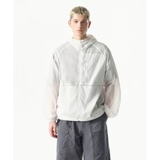 [백화점상품] MUSINSA STANDARD [시티 레저] 라이트웨이트 패커블 윈드브레이커 재킷 2 [화이트] MMEJJ5Z06-WH, L