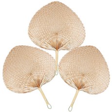 YARIN 야자수 잎 벽 장식 3개 세트 - 보헤미안 벽 장식 열대 홈 데코 해안 벽 악센트 해변 집 및 웨딩 장식용 수제 천연 야자수 벽 팬