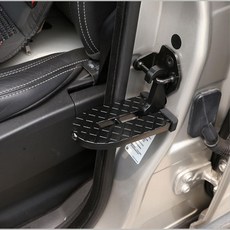 suv 차량용 지붕세차 루프탑 보조발판 디딤대 스텝 RV 사이드스텝, 도어스텝(블랙)