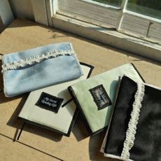 사서가 만든 독서광 북커버 - 단일 황금사이즈 북커버 / 방수 패브릭 북커버, (워터프루프) 아이보리