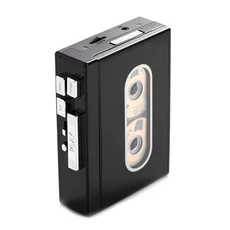 풀스테레오 사운드 U 디스크 2.0 바이노럴 테이프 플레이어 음악 언어 학습용 가정용 카세트 DC 5V 128KPS, 01 Bla