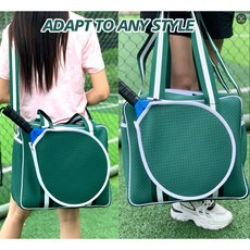 運動女包 防水斜挎匹剋球拍包 單肩戶外運動球拍包, Y1, 1個