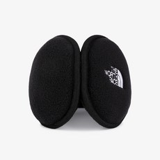 노스페이스 화이트라벨 이어머프 남녀공용 방한 귀마개, 1세트, BLACK