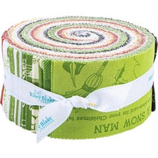 J Wecker Frisch 클래식 크리스마스 롤리 폴리 40 6.4cm(2.5인치) 스트립 젤리 롤 라일리 블레이크 RP-16280-40, J Wecker Frisch 클래식 크리스마스 롤리 폴