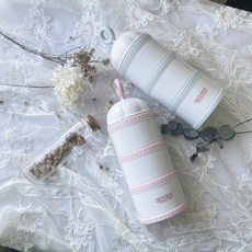 키니비니 버드케이지 3단 분유케이스 휴대용 분유보관통 소분통 아기간식통 과자통, 키니블루, 1개