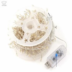 리치점빵 LED USB 지네전구 12.5m 500구 크리스마스장식등
