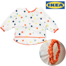 이케아 옷모양 턱받이 클라디그 방수, 멀티컬러, 1개