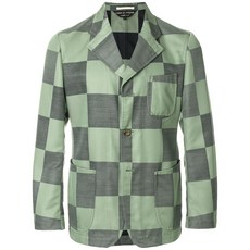 꼼 데 가르송 중고 체커보드 버튼 재킷