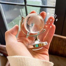 미니 크리스탈 지구본 미니어처 장식 소품