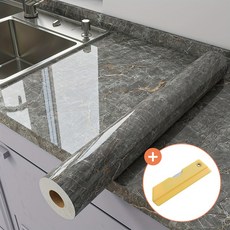 레디보드 붙이는 주방 대리석 시트지 60cm x 3m, 스톤그레이