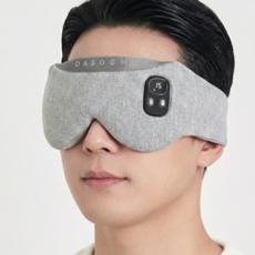 다숨 무선 온열 수면 안대 60분온열 눈찜질 안구건조완화 4단계온도조절 충전형, 1개