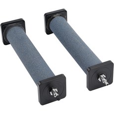 야외 연못 정원 순환 시스템 및 대형 어항용 에어 펌프 버블 디퓨저 해제 도구를 위한 포플라이 수족관 8인치 스톤 실린더 2팩, 3 Inch