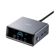 Anker Prime 250W USB-C 充電器 六孔 GaN USB 超高速充電站 桌上型 快速充電 掌上型電玩 平板 筆電, 1個