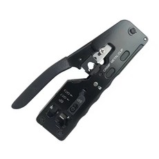 SGMK 랜선 관통형 랜툴 RJ45 6P8P 블랙, 1개