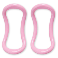 군살정리 요가링 하드 종아리 마사지 요가 마사지링 다리 붓기 빼는 필라테스 기구 추천, 핑크, 2개