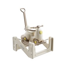 스프링카 흔들 목마 4in1 놀이기구 자동차 시소 그네 놀이터 가드형, 1개