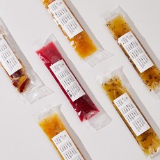 스틱청 60g 스틱 수제청 과일청 레몬청 딸기청 석류청 키위청 패션후르츠청, 레몬생강청, 1개, 1개입