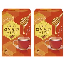 日東紅茶 日東紅茶蜂蜜路易波士茶包 20 包 2 盒裝, 2個, 20件