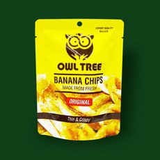 [EH GLOBAL] 오울트리 바나나칩 오리지널, 60g, 1팩