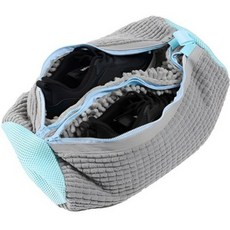 양쪽 분리세탁이 가능한 운동화 세탁망, 1개, Gray&Blue