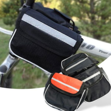 자전거 프레임 가방 멀티 더블 패니어 자전거 안장 가방 여행 자물쇠 라이딩, 블랙