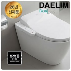 도비도스 26년신제품 대림 직수형 IPX8 완벽방수비데 DLB-420 항균시트 더블케어 노즐자동세척, 단순배송상품