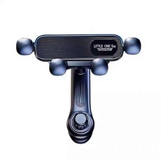 AWMVS 汽車手機架 360度 螺旋勾重力車載手機支架 冷氣孔導航手機架, 1個, 升級新版