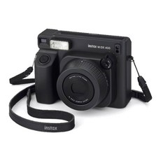 instax WIDE 400 寬幅底片即時成像相機，復古外觀，團體照首選, 1個, WIDE400 黑色