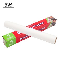 烘焙紙 蒸籠紙 氣炸鍋紙 料理烤紙 食品調理紙 烤盤紙 10米 x 300mm 圓形孔/無孔, 1個, 烘焙紙捲- 5M(1捲)