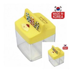 사각자석 크립통 폼폼푸린 1개입 정리 클립통