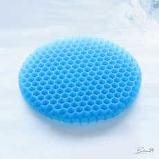 젤리탱탱 벌집 원형 쿨방석 28cm 택시기사 시트커버 통풍시트 좌석시트 바람방석 메쉬